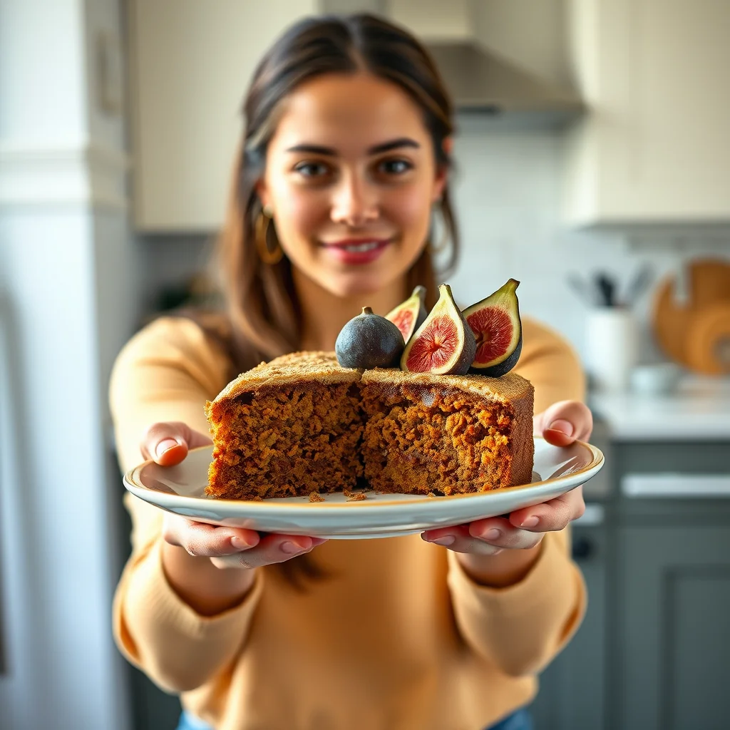 Chai-Spiced Carrot Cake with Fresh Figs – paleo recipe