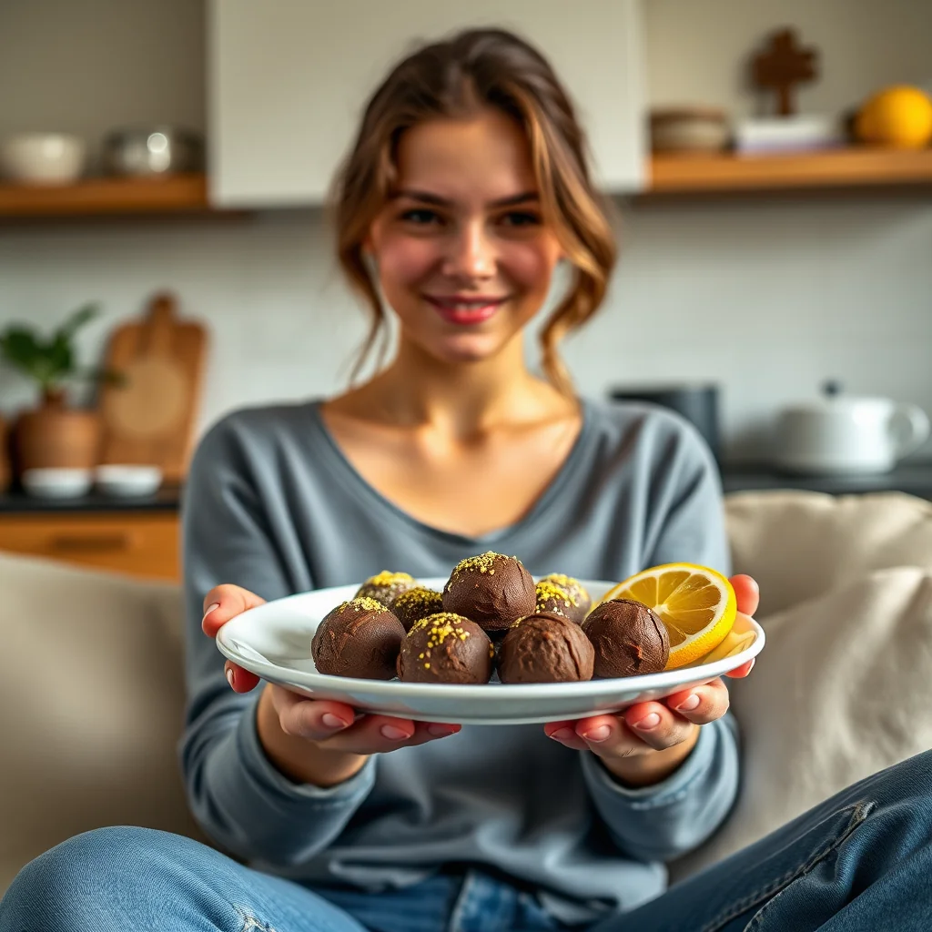 Dark Citrus Punch Truffles – paleo recipe