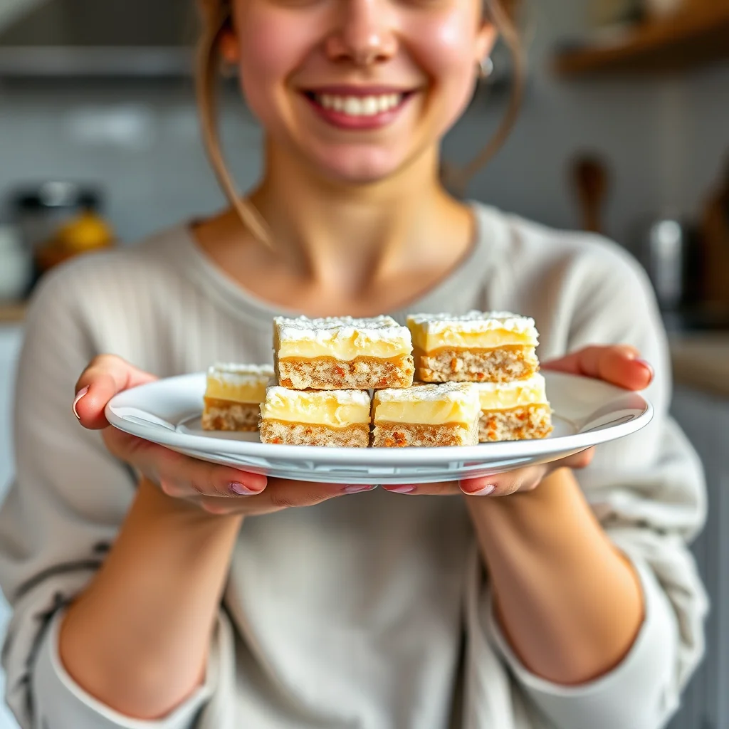 Creamy Lemon Bars – paleo recipe
