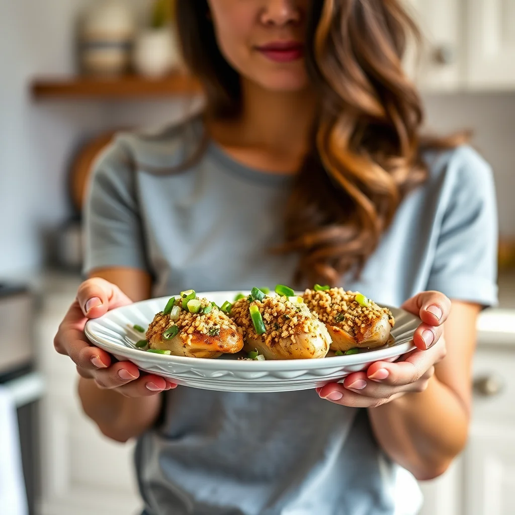 Ginger Garlic Scallion Crusted Chicken – ginger garlic scallion crusted chicken