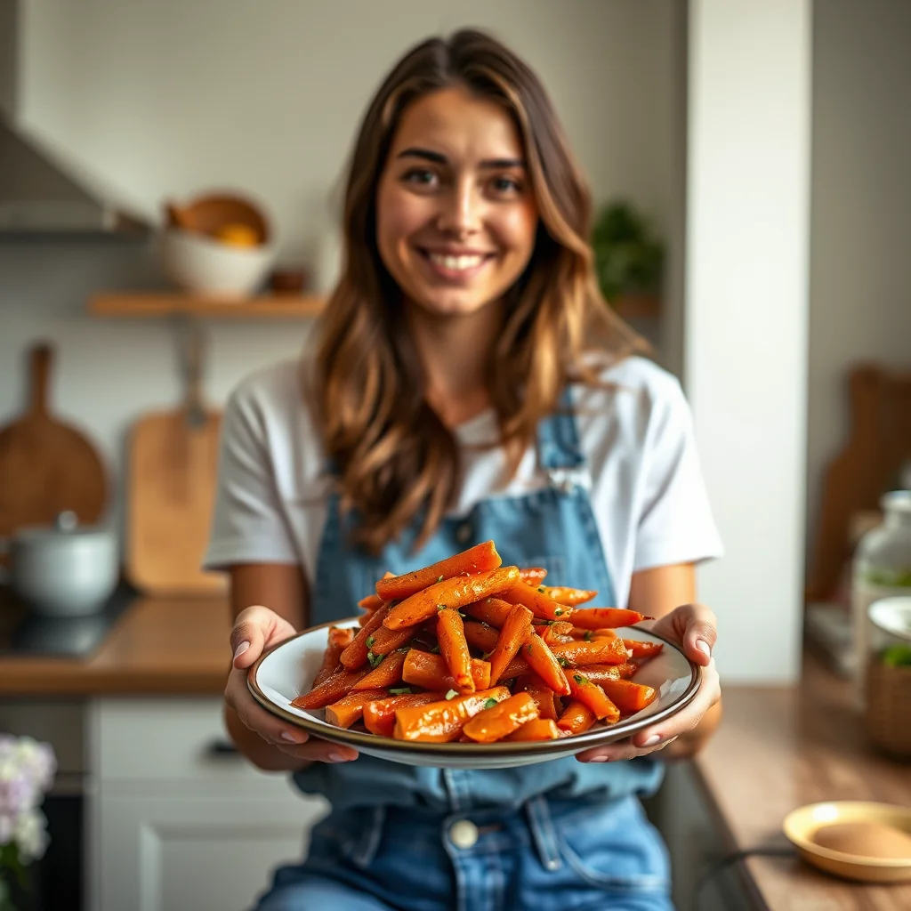 Ginger-Glazed Carrots – ginger-glazed carrots