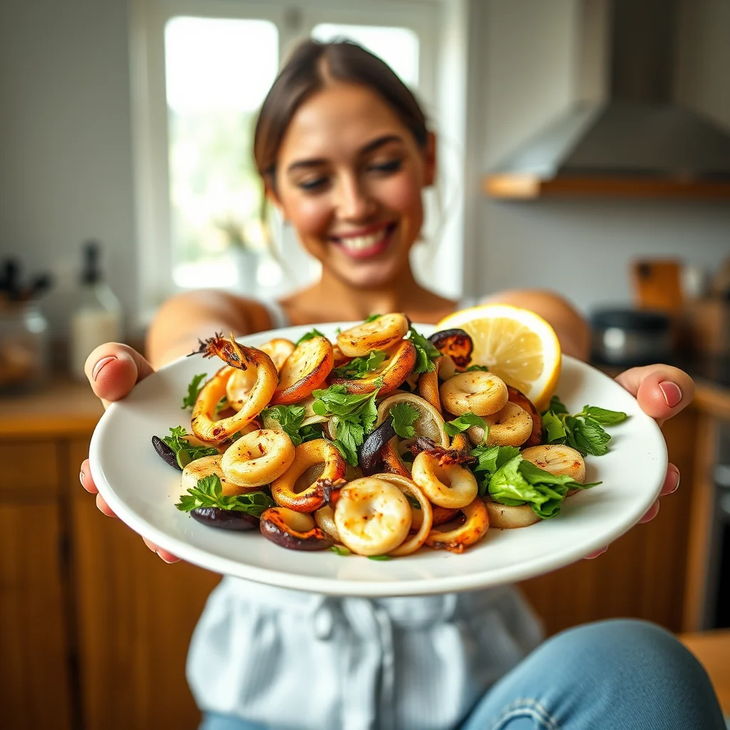 Grilled Galamari Salad – grilled galamari salad