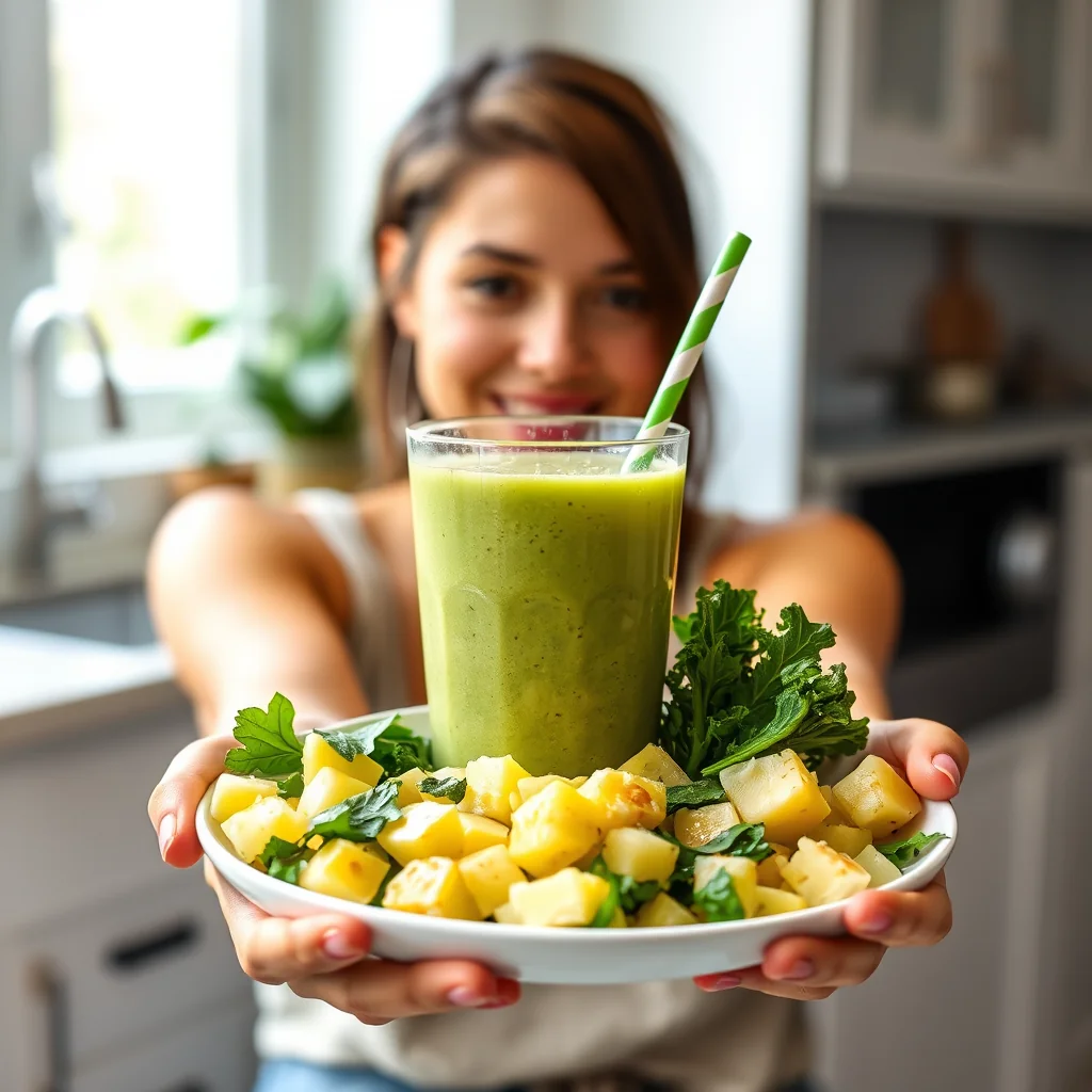 Pineapple Green Smoothie – paleo recipe