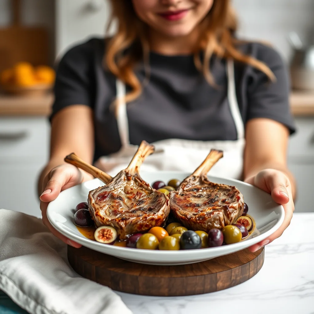 Lamb Chops With Figs And Olives – lamb chops with figs and olives