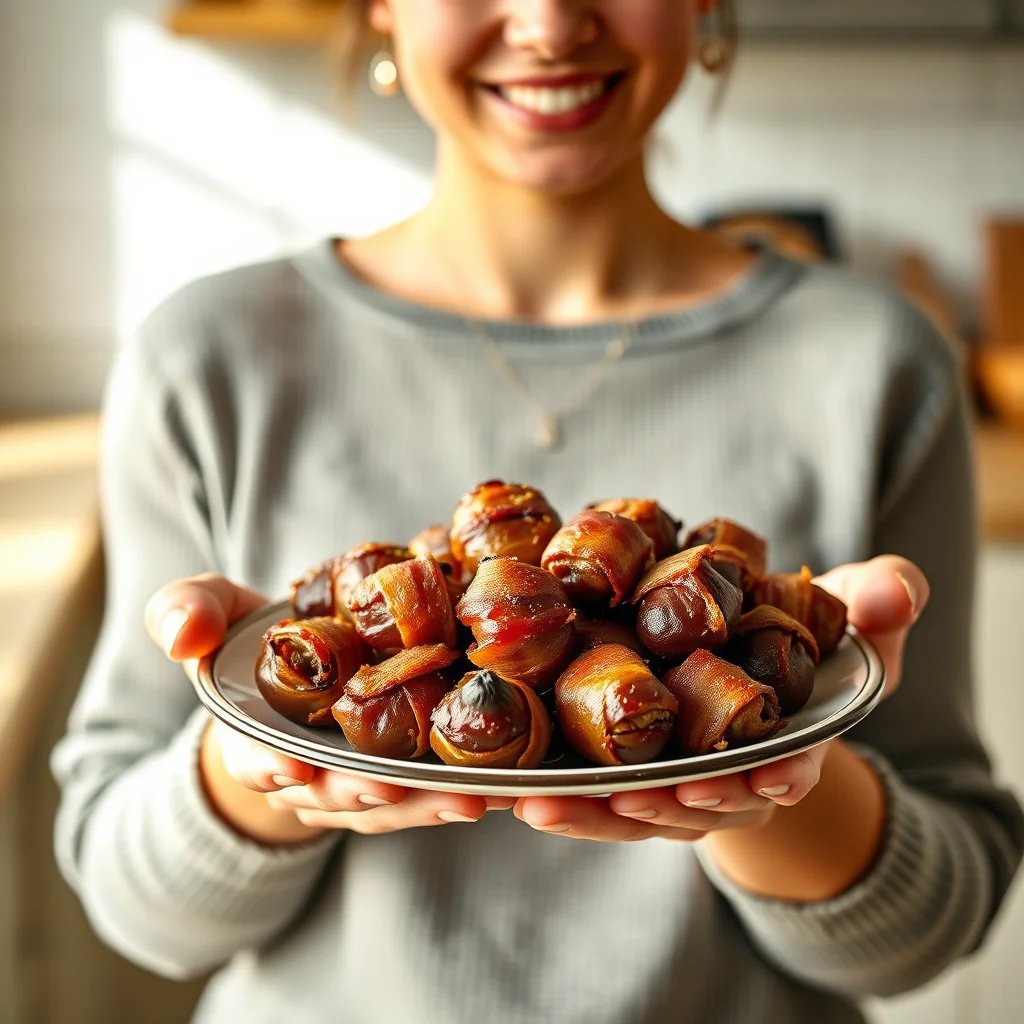 Bacon-wrapped dates – paleo recipe