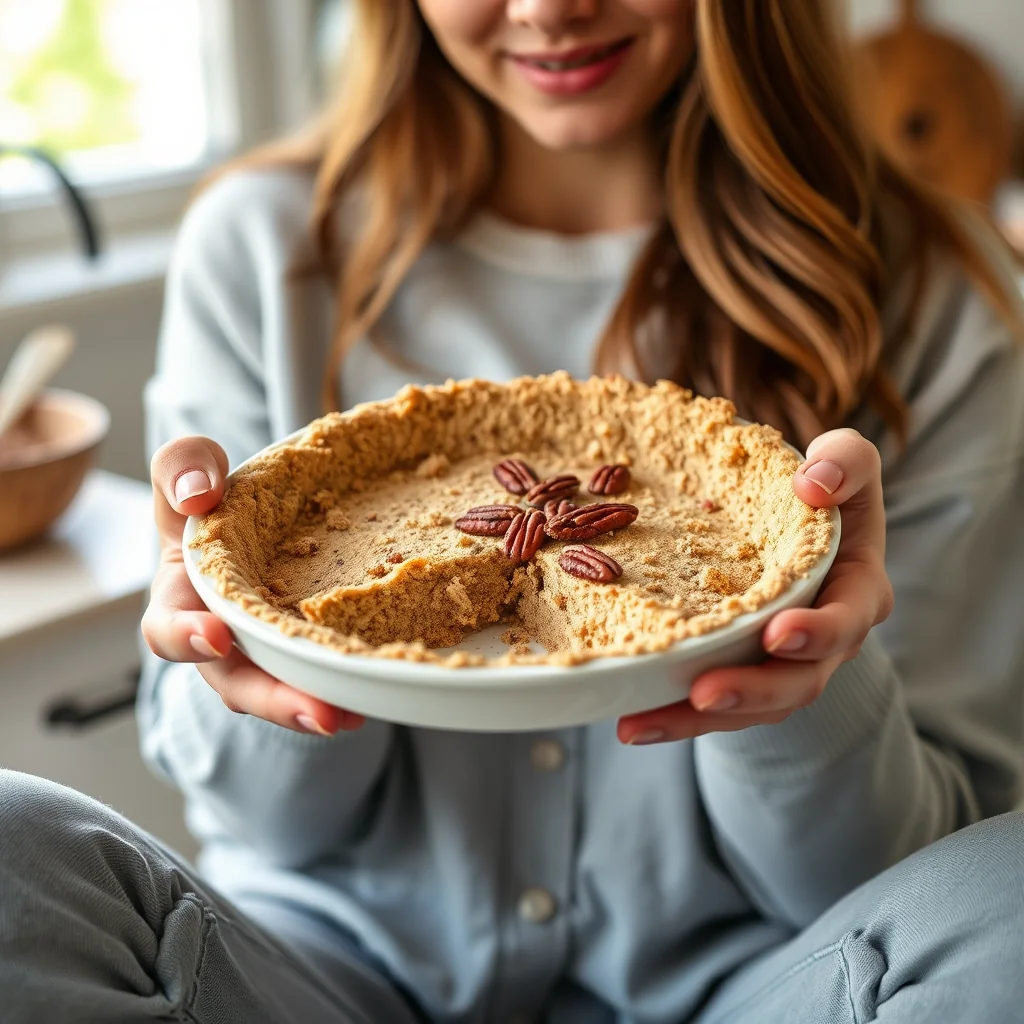 nutty pie crust – paleo recipe