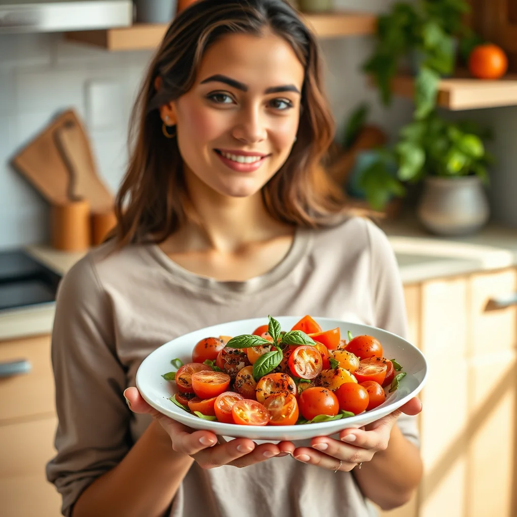 Summertime tomato salad – paleo recipe