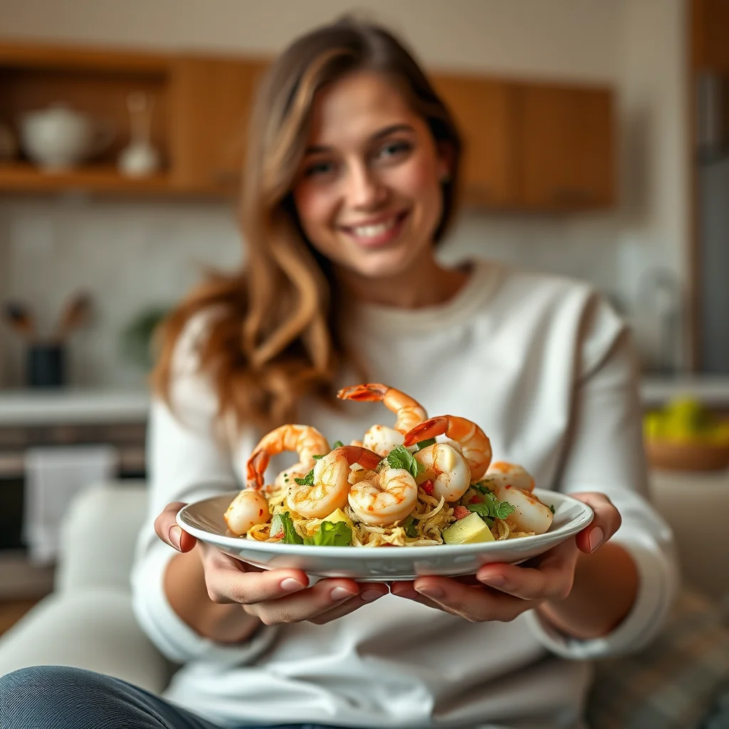 Simple shrimp salad – paleo recipe