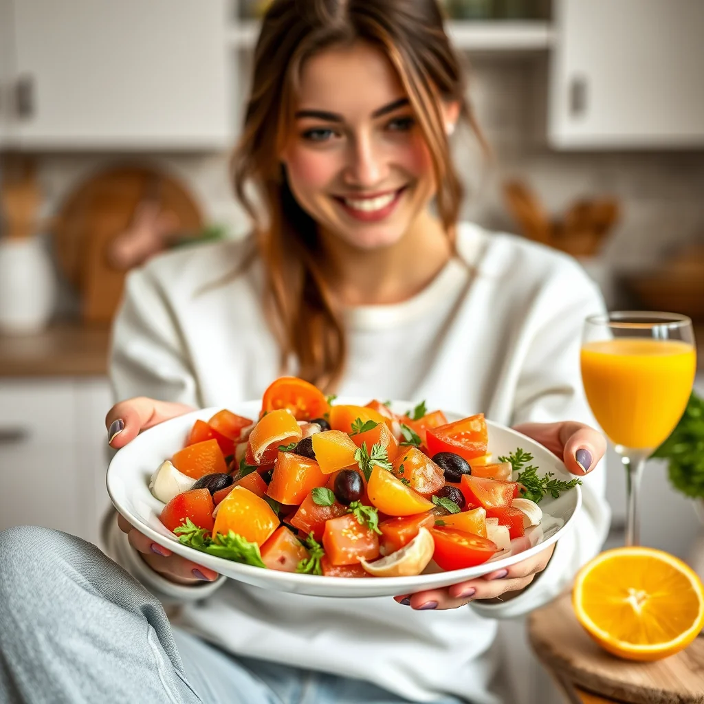 Tomato and orange salad – paleo recipe