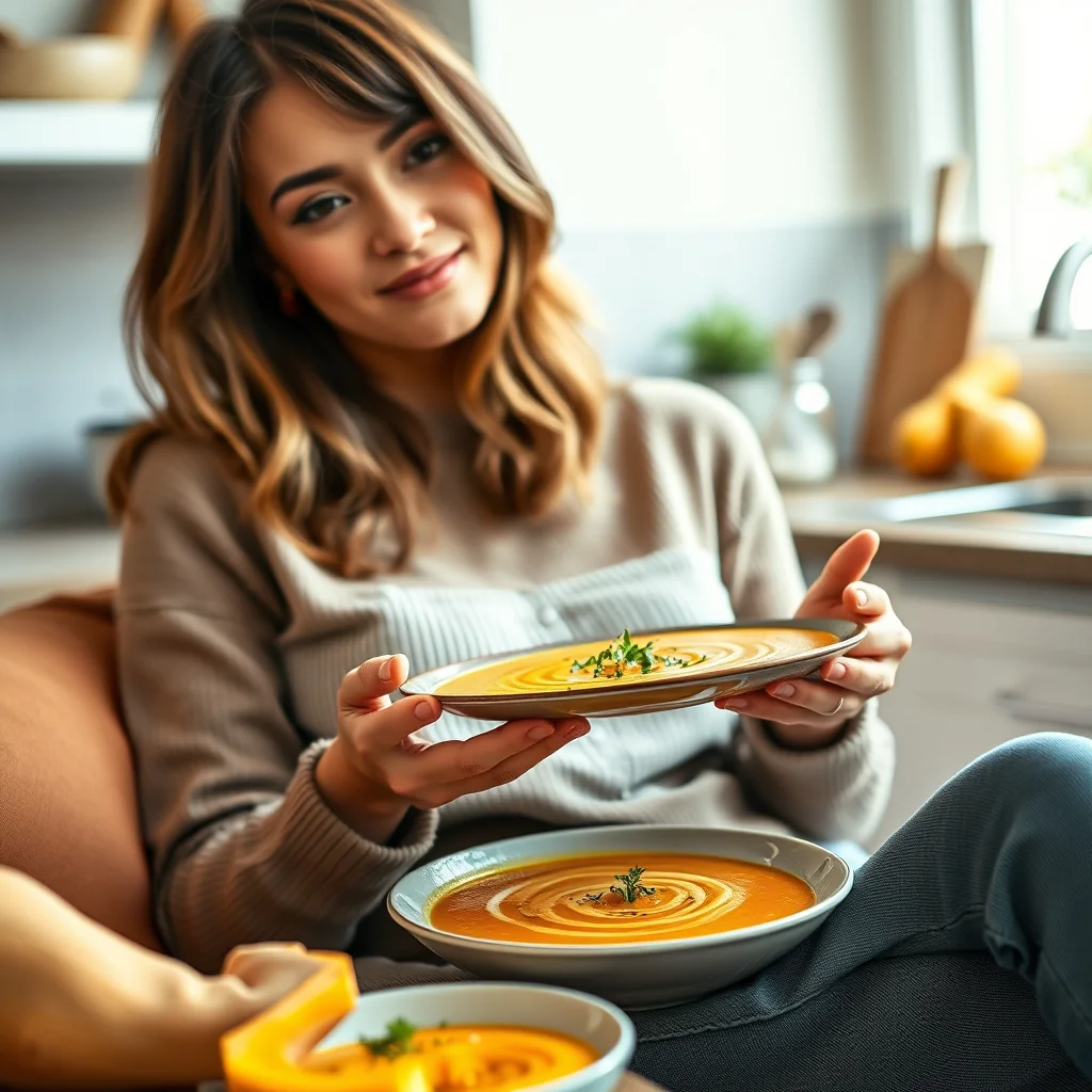 Gingered butternut squash soup – paleo recipe