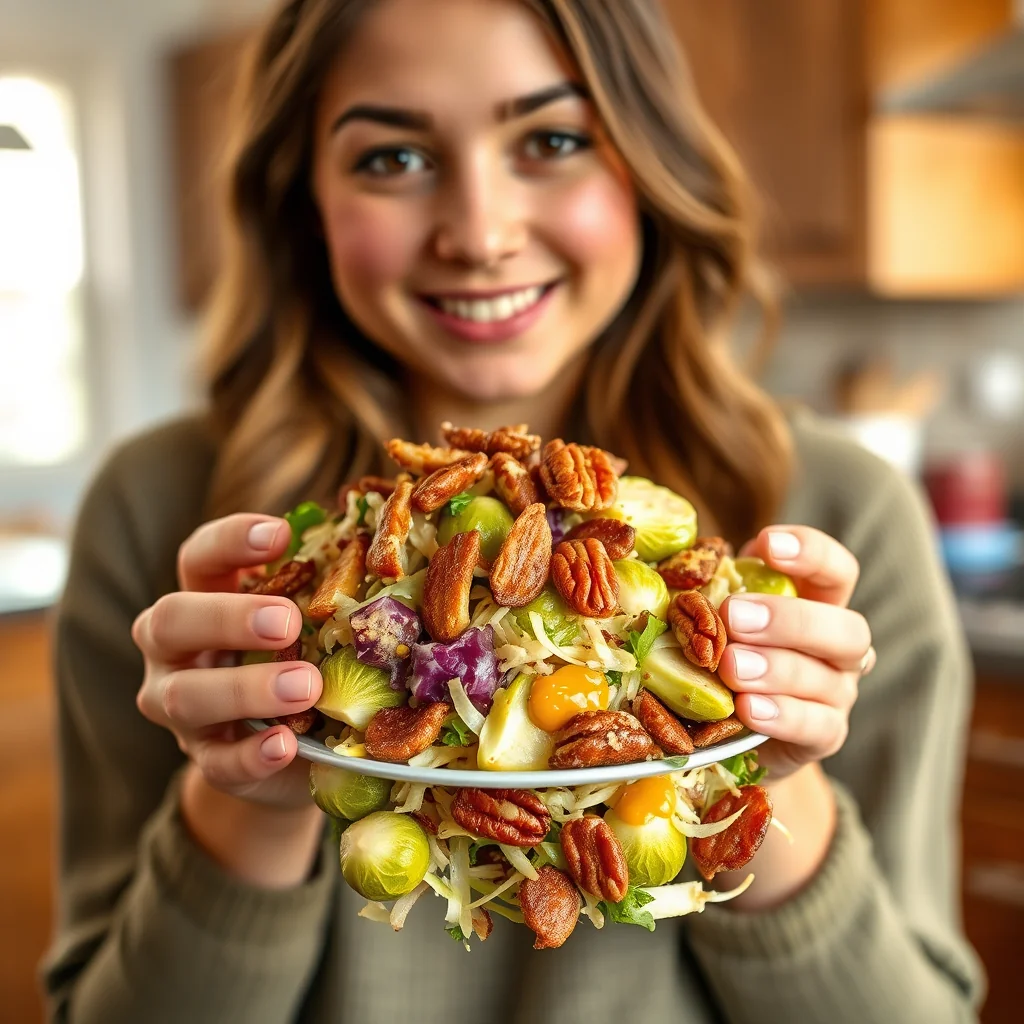 Brussels sprouts slaw – paleo recipe