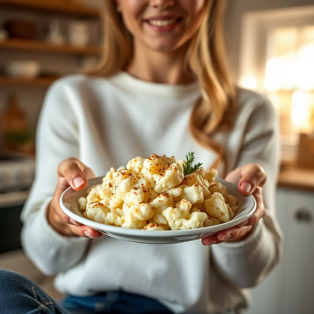 Mashed cauliflower – paleo recipe