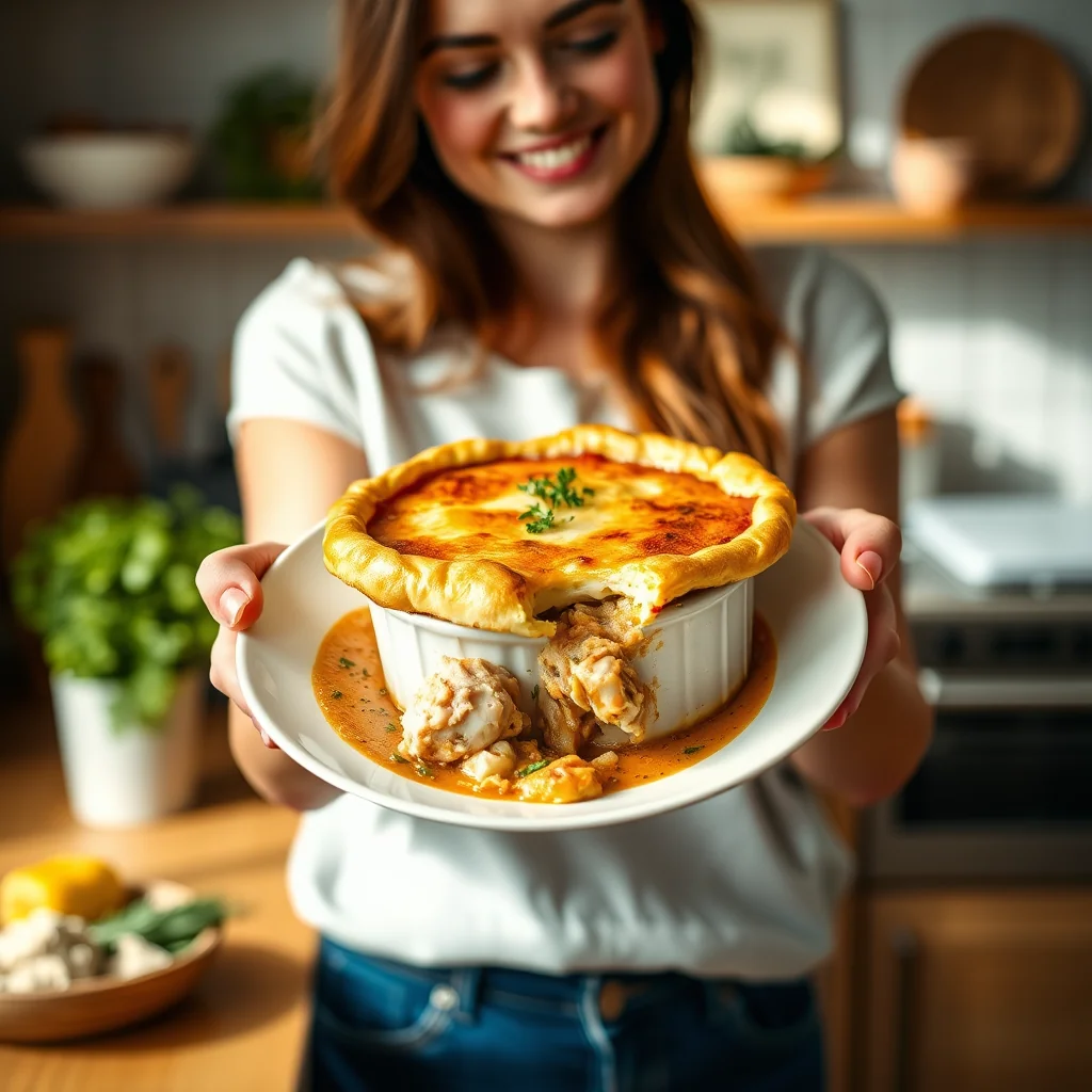 Pot of chicken pie – paleo recipe
