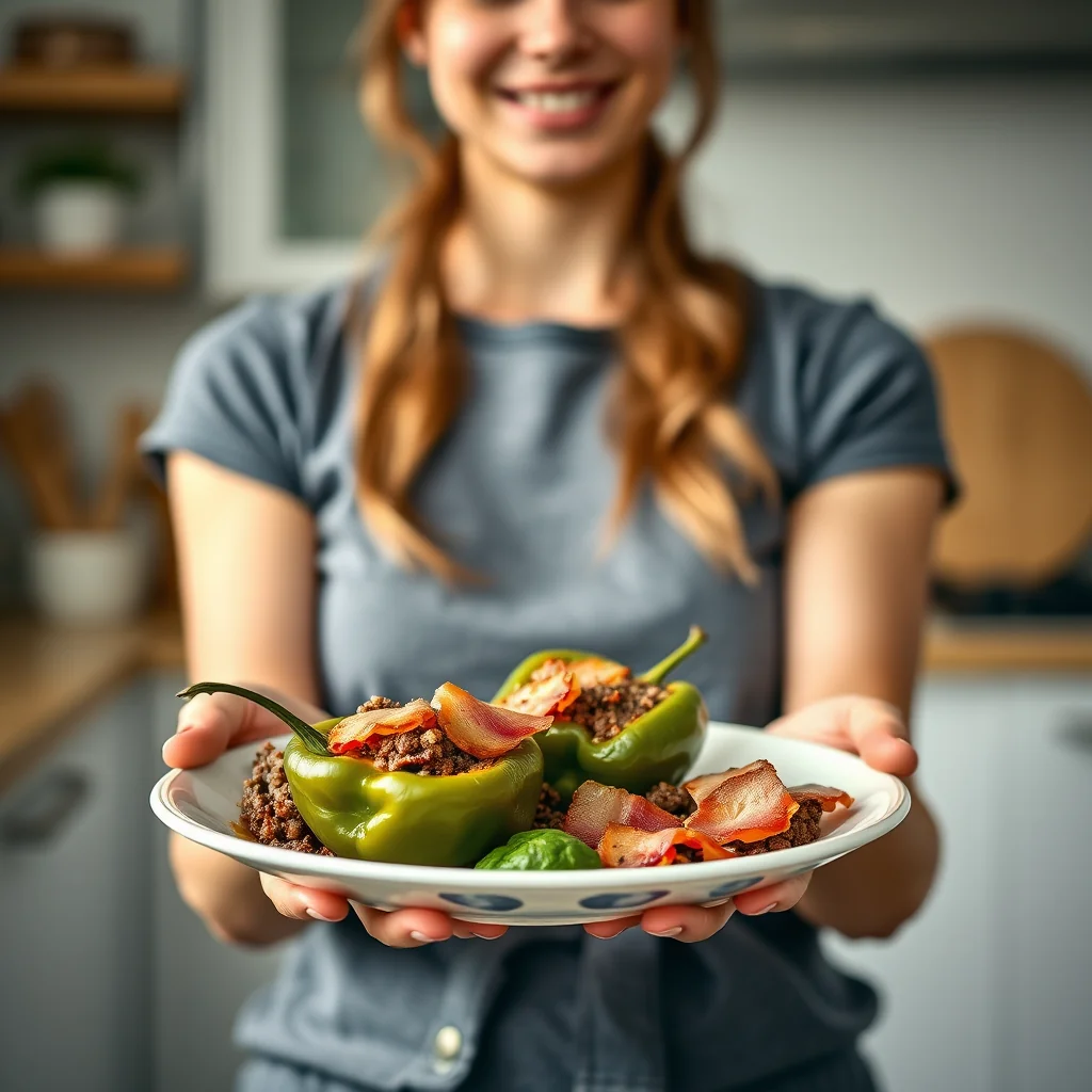 Venison-stuffed peppers – paleo recipe