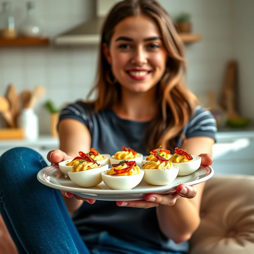 Sweet ‘n’ Smoky Deviled Eggs – paleo recipe