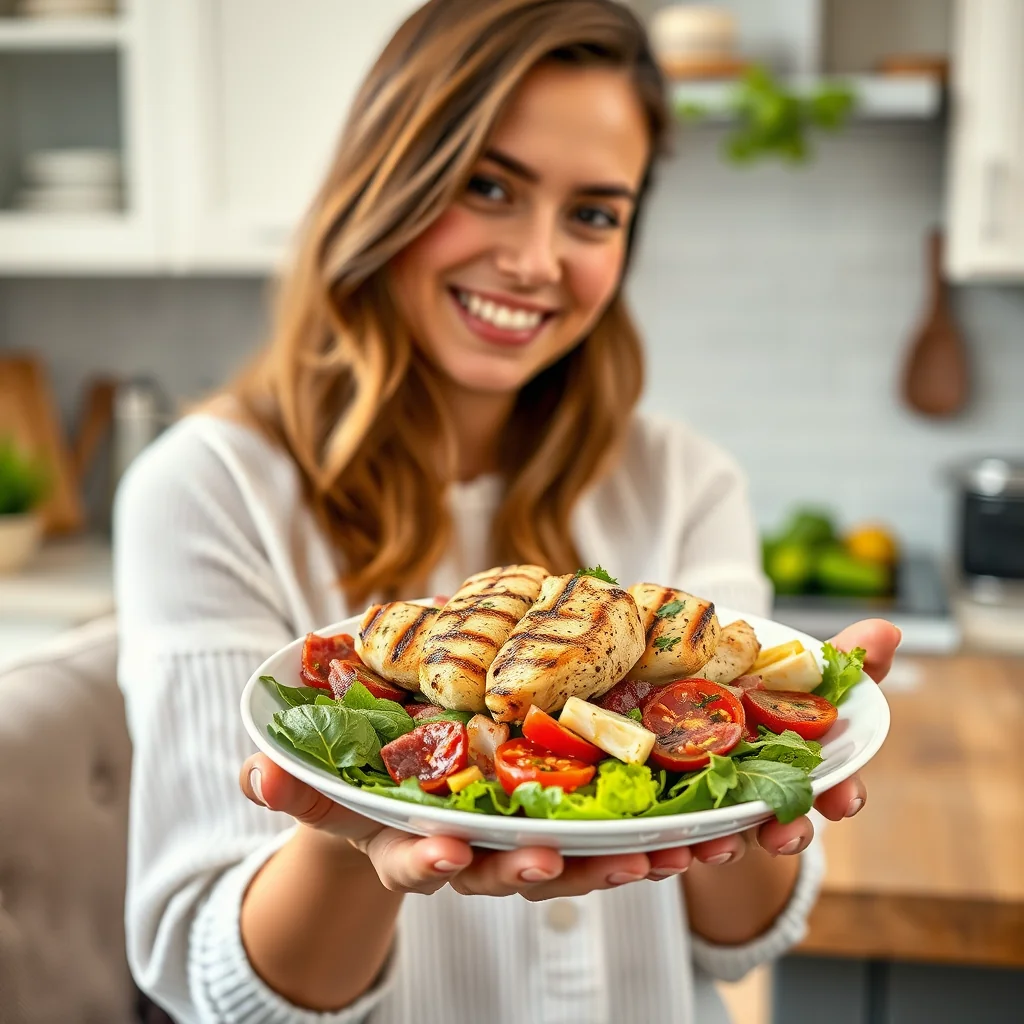 Grilled Chicken Antipasto Salad – paleo recipe