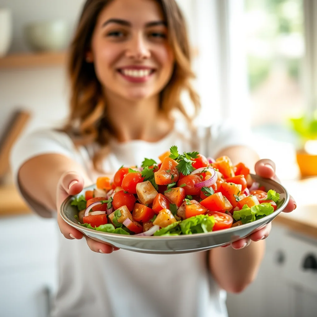 Tomato Salad with Jalapeño Vinaigrette – paleo recipe