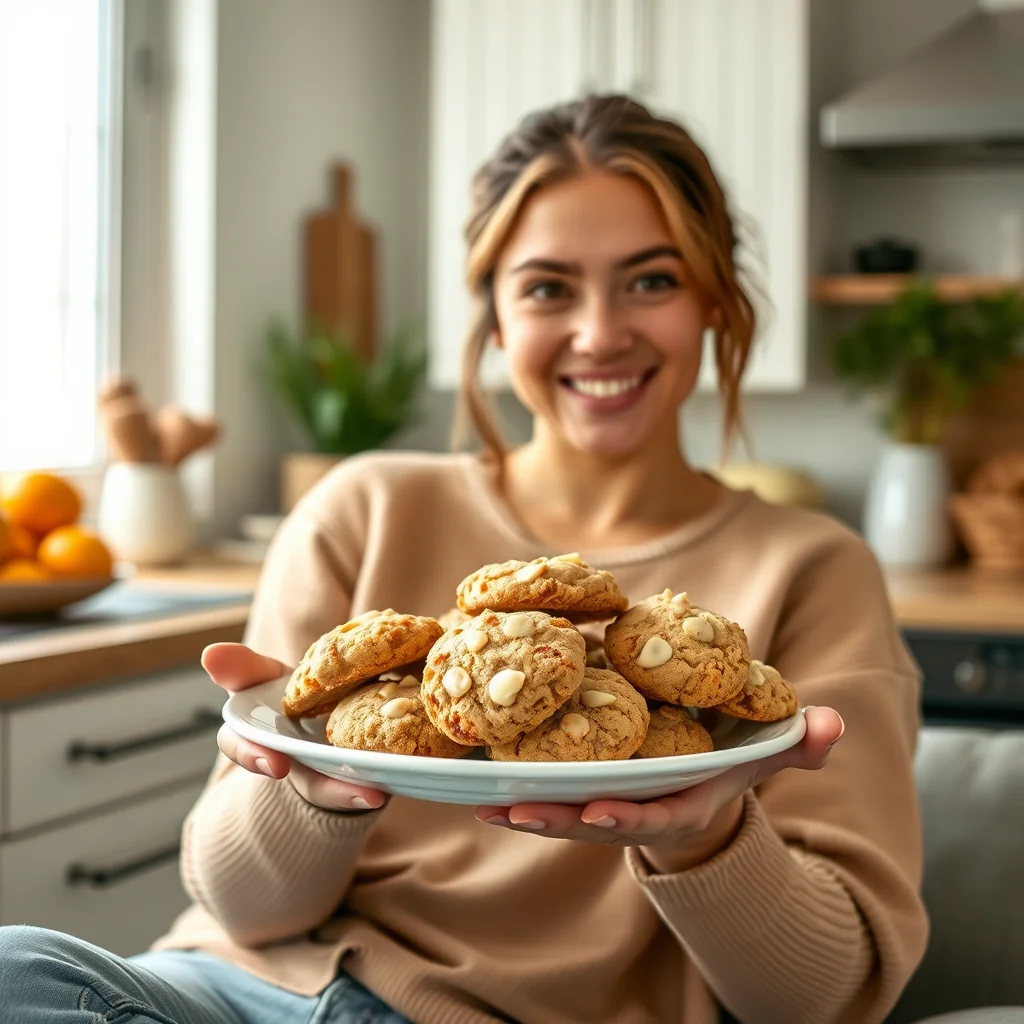 Orange White Chocolate Macadamia Cookies – paleo recipe
