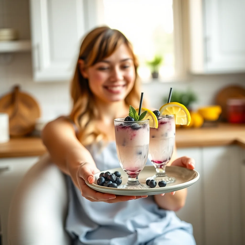 Lemon Blueberry Coolers – paleo recipe