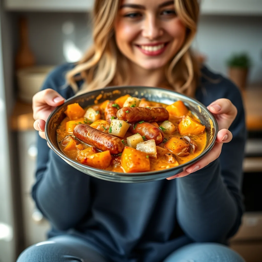 One-Pan Scramble with Sweet Potato – paleo recipe