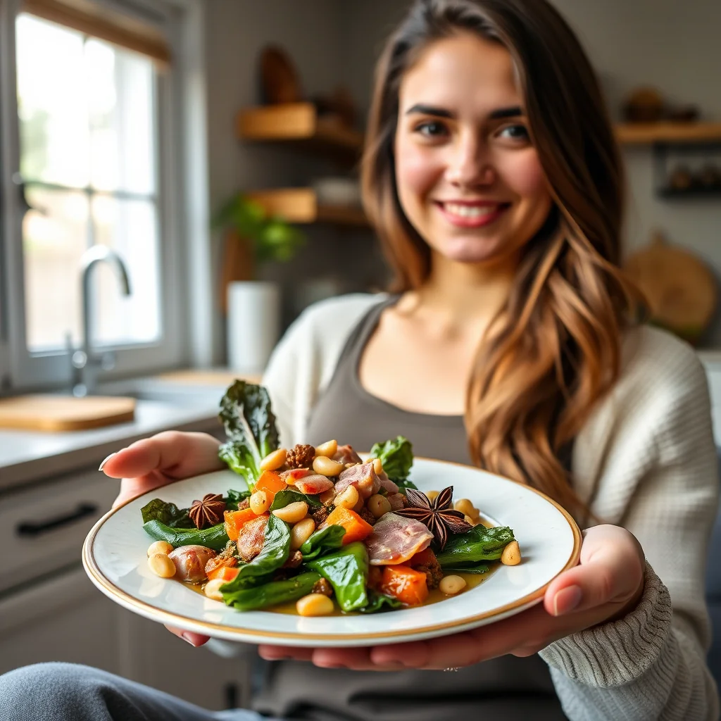 Chard with Sweet Potato, Pine Nuts, Golden Raisins, and Pros – paleo recipe