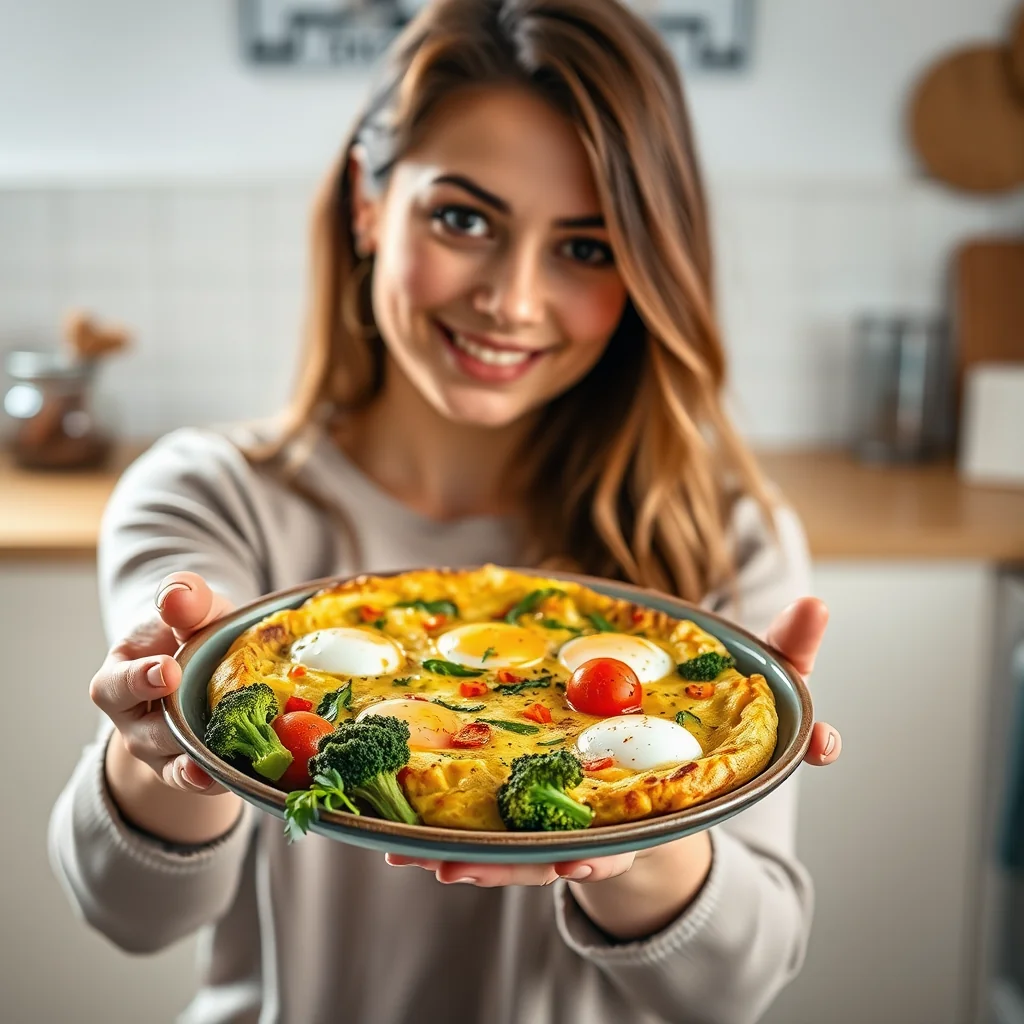 Frittata of Carrot, Broccoli & Tomatoes – paleo recipe