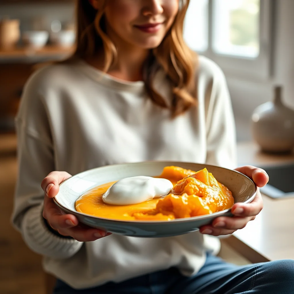 Steamed Pumpkin & Coconut Custard – paleo recipe
