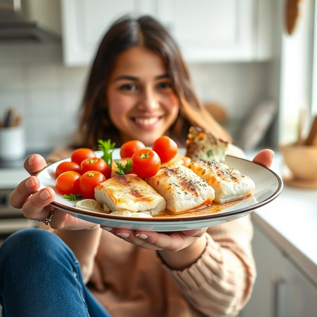 Steamed Fish Parcels With Tomatoes – paleo recipe