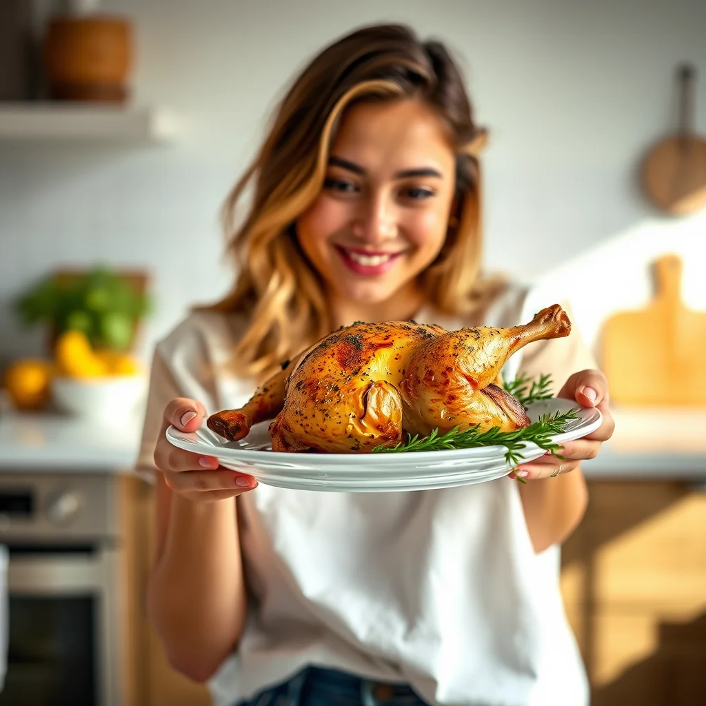 CITRUS & HERB WHOLE ROASTED CHICKEN – paleo recipe