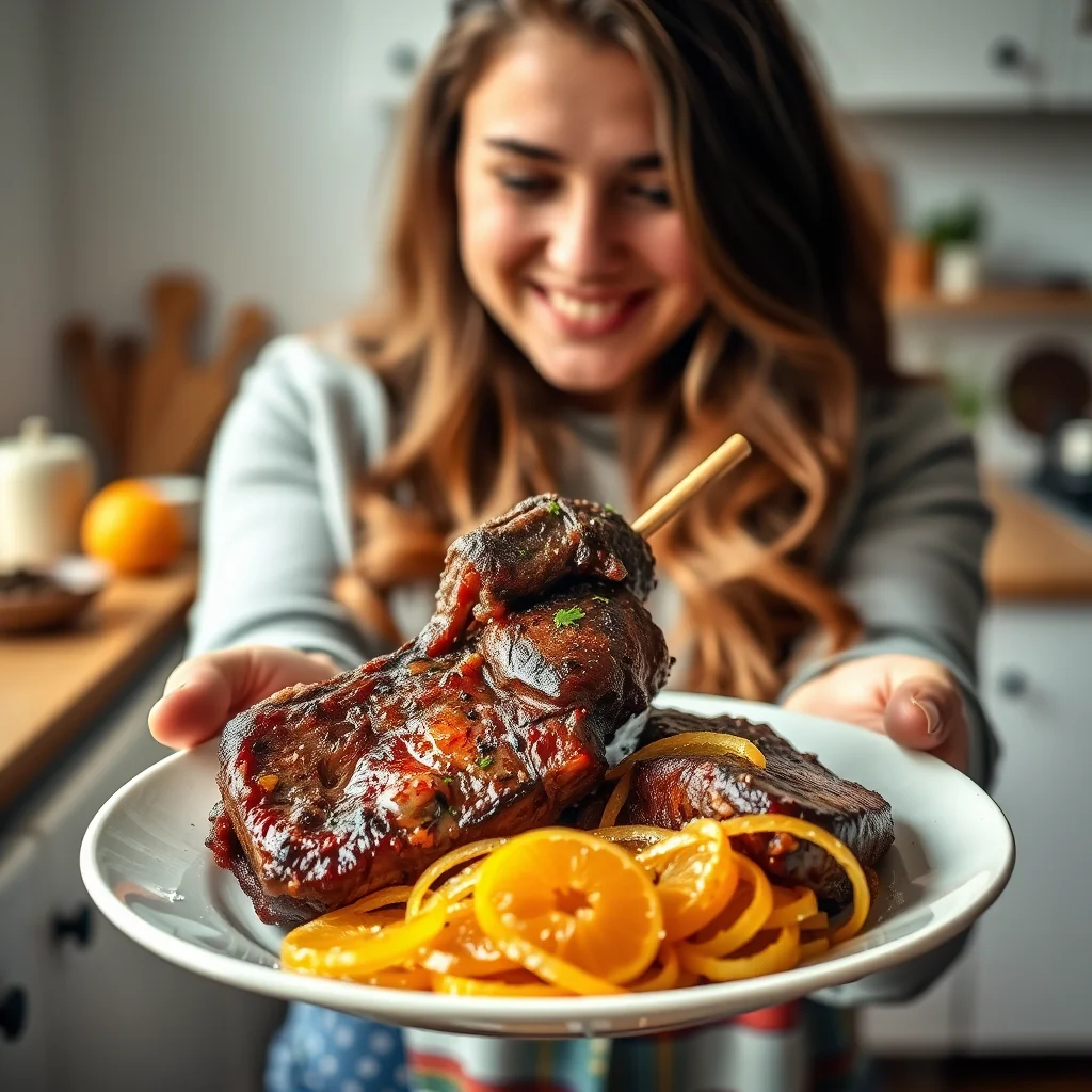 Orange Balsamic Short Ribs – paleo recipe