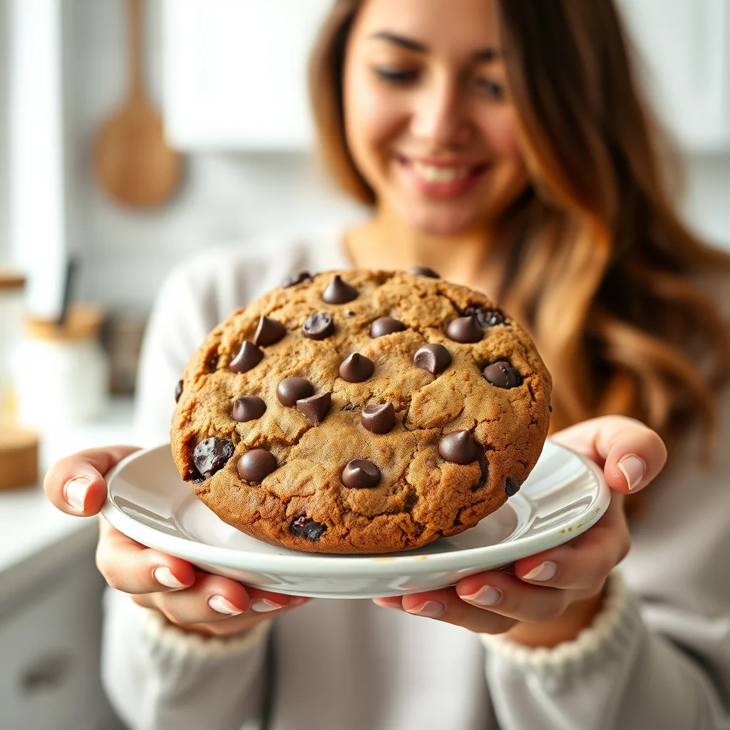 A Big Chocolate Chip Cookie – paleo recipe