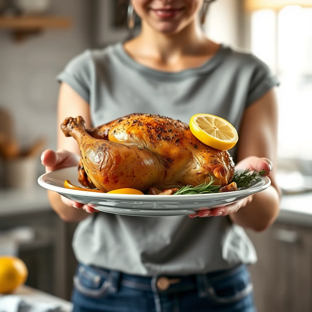 ROASTED LEMON CHICKEN – roasted lemon chicken