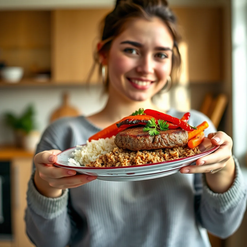 HAMBURGER AND RICE–STYLE GROUND BEEF – hamburger and ricestyle ground beef