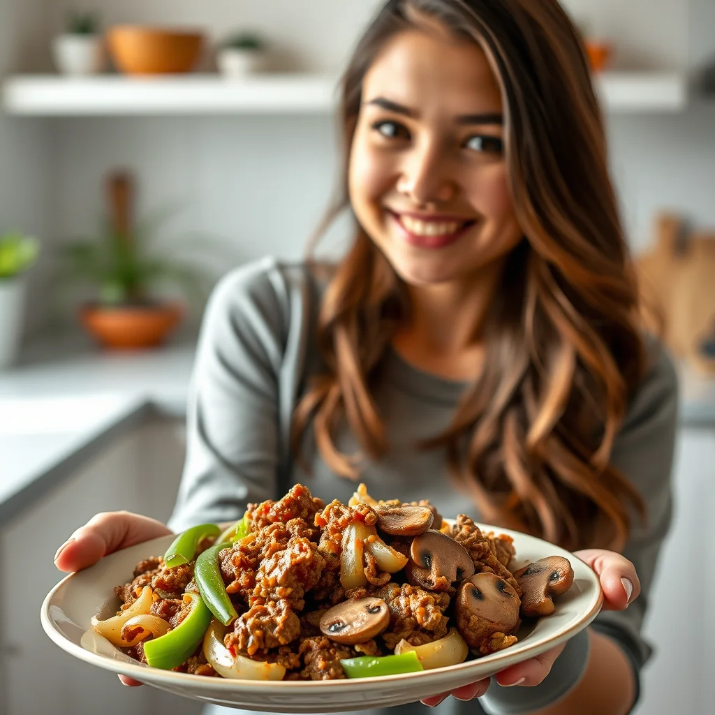 GROUND PORK STIR-FRY – ground pork stir-fry
