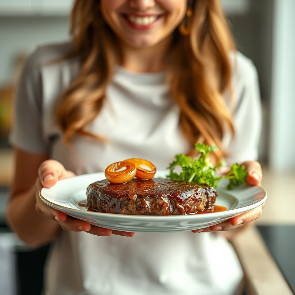 FILLET STEAK WITH CARAMELISED ONIONS – paleo recipe