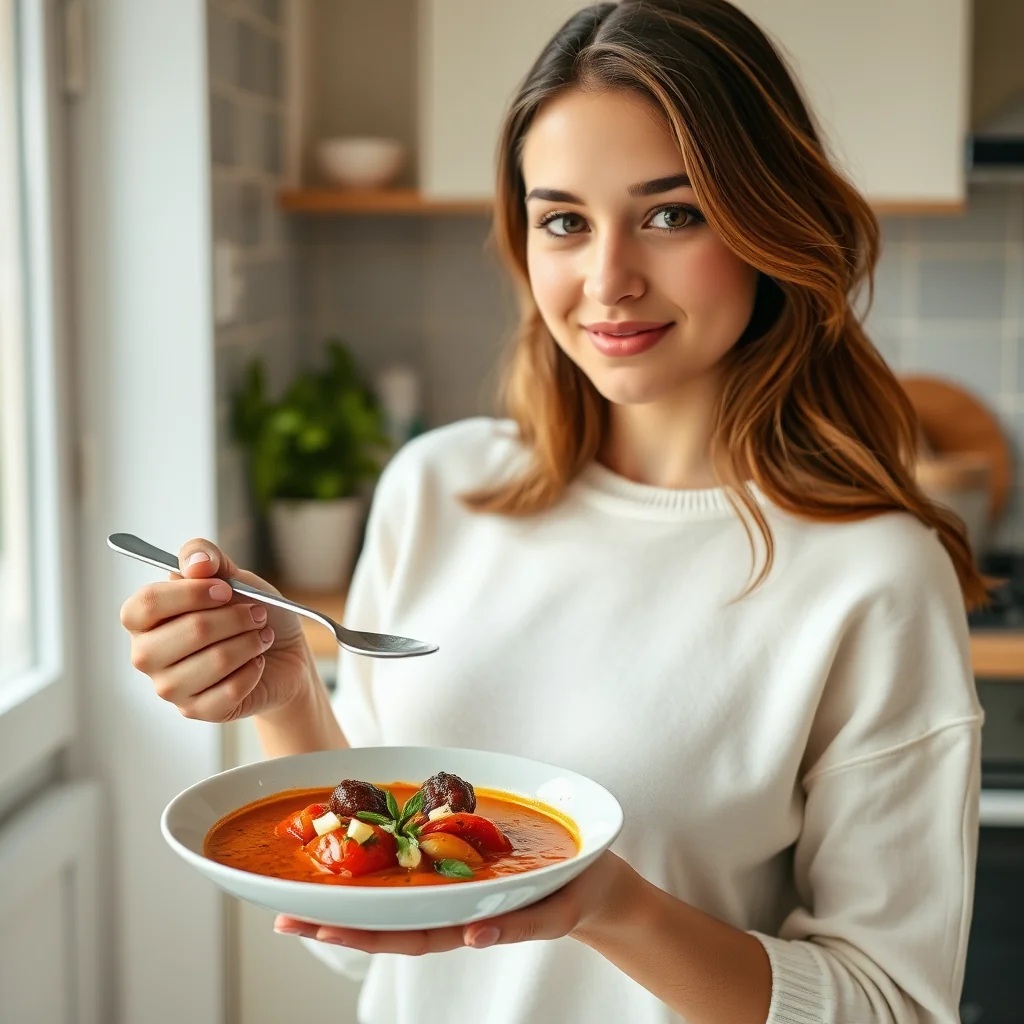 TOMATO AND ROASTED PEPPER SOUP – paleo recipe