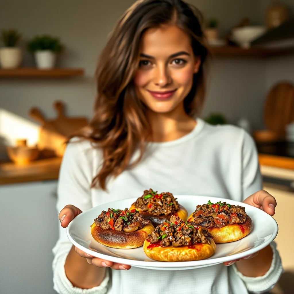 Portobello Cap Personal Pizzas – paleo recipe