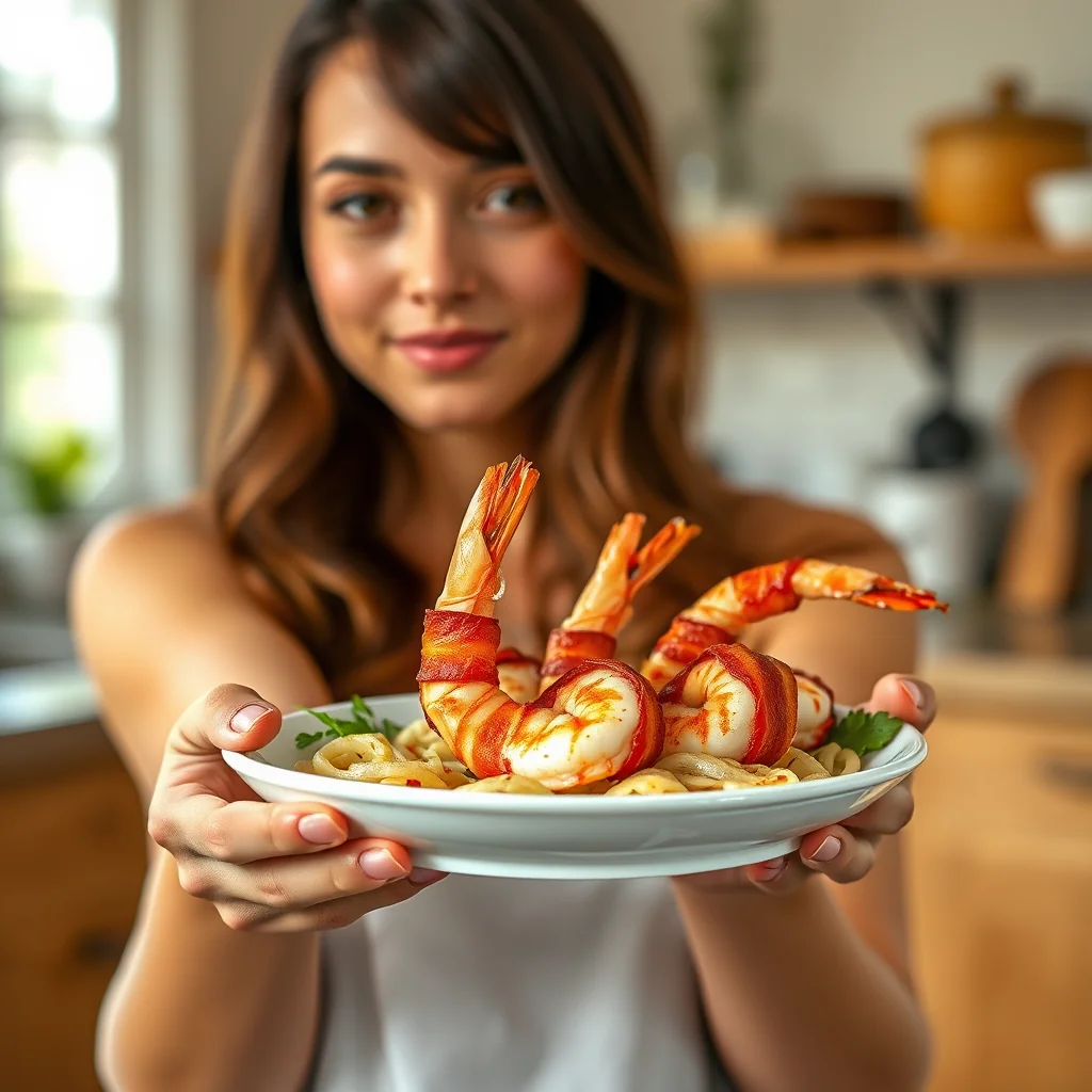 BACON-WRAPPED SHRIMP – bacon-wrapped shrimp
