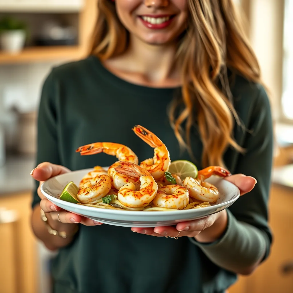 GINGER-LIME GRILLED SHRIMP – paleo recipe