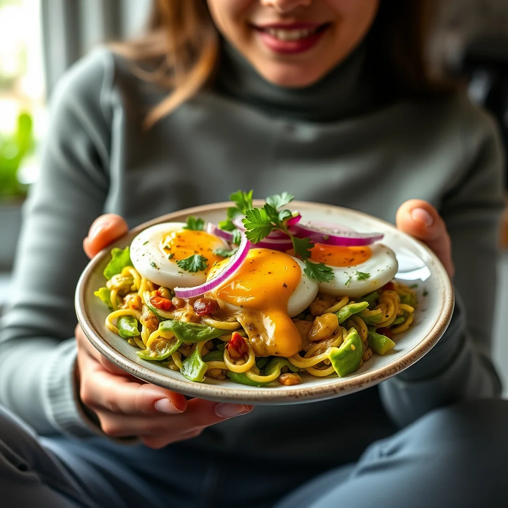 MACHACADO & EGGS WITH AVOCADO RELISH – paleo recipe