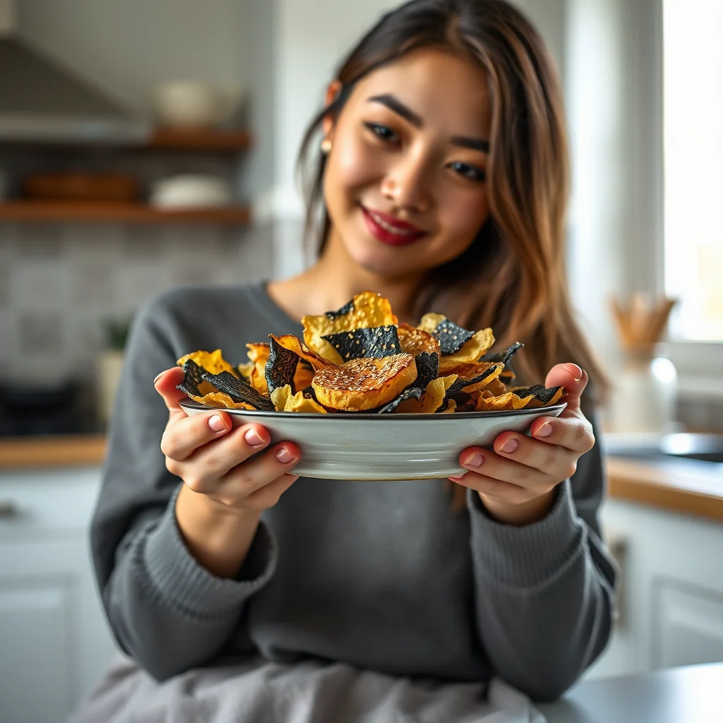 SESAME-GARLIC NORI CHIPS – paleo recipe