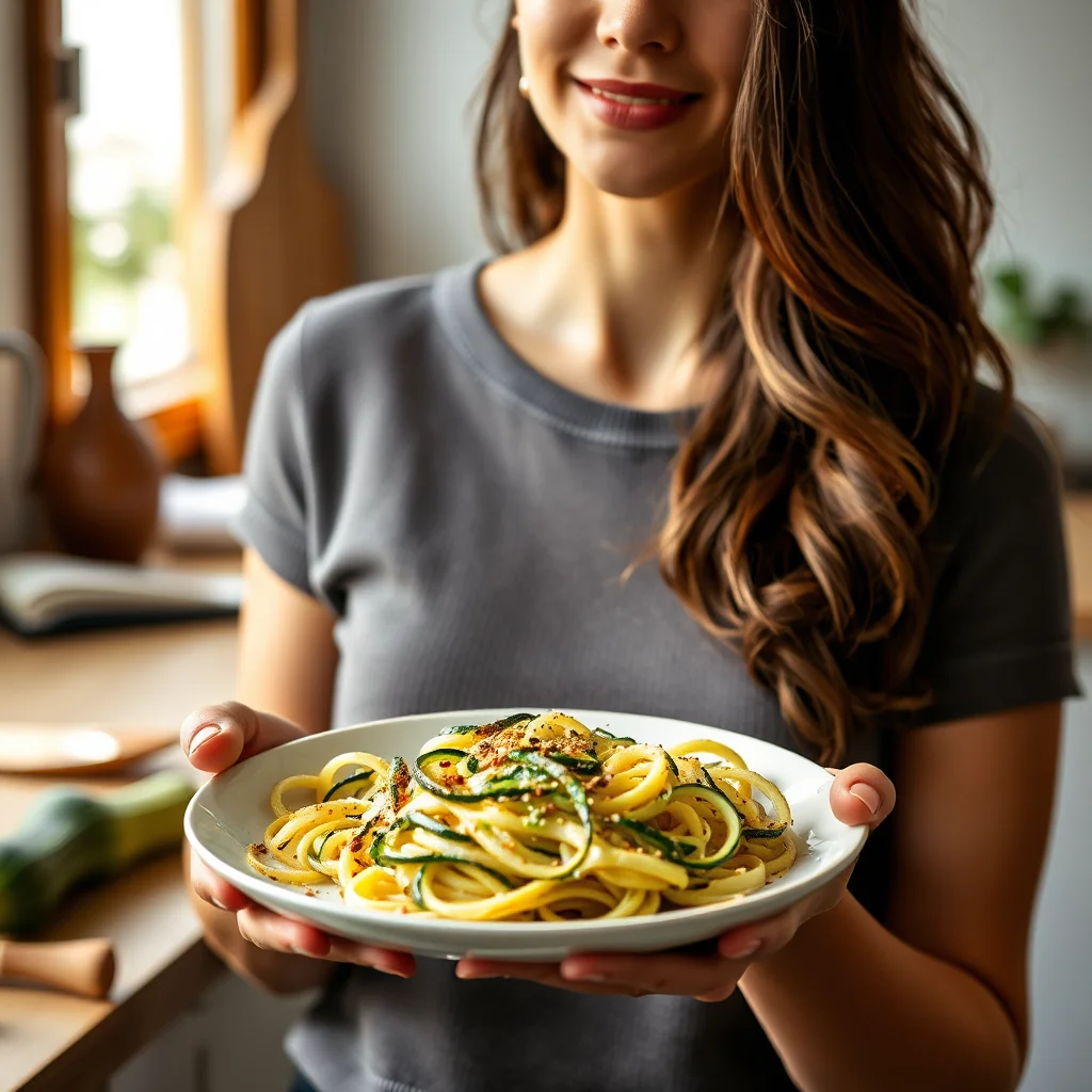 ZUCCHINI NOODLES AGLIO ET OLIO – paleo recipe