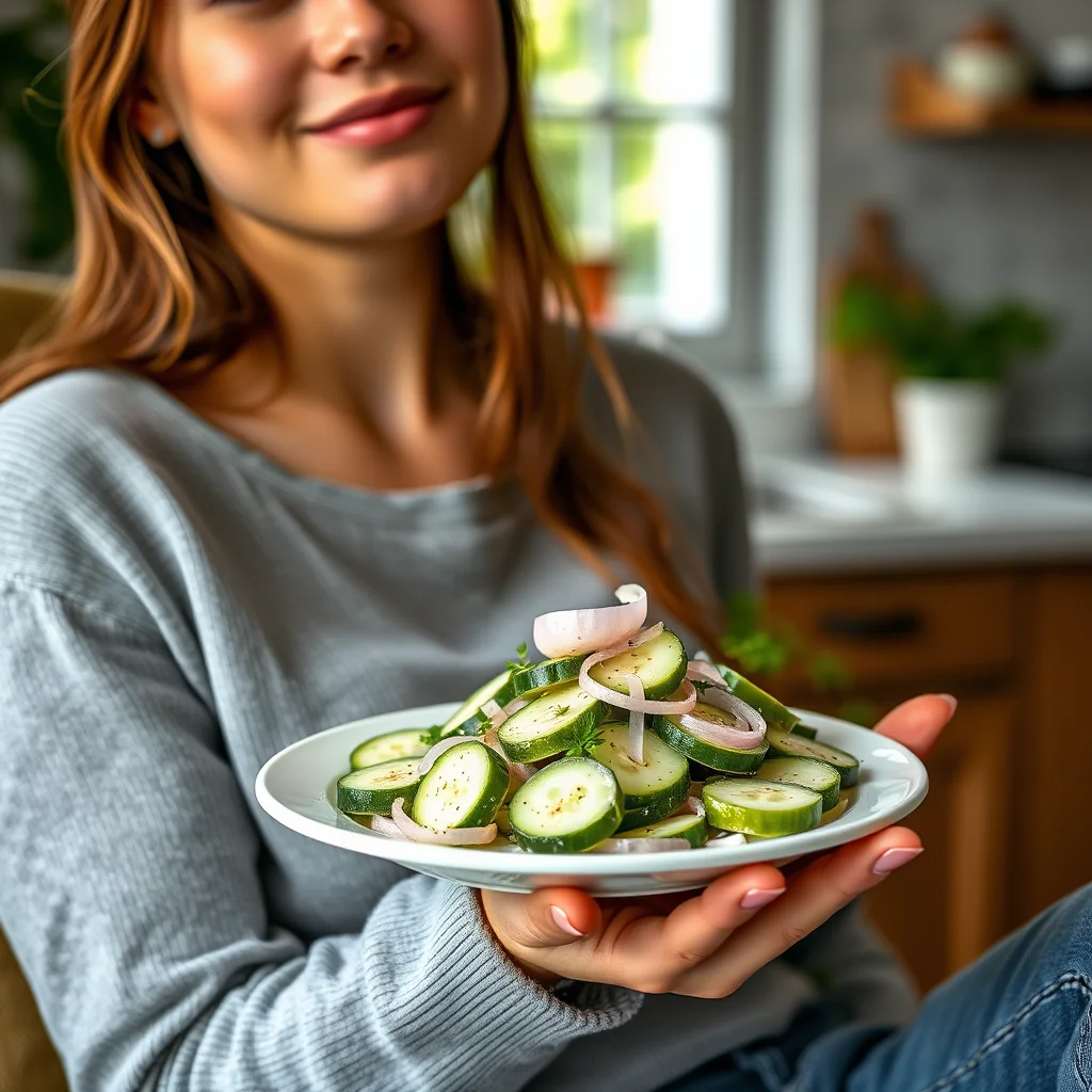RONI’S CREAMY CUCUMBERS – paleo recipe