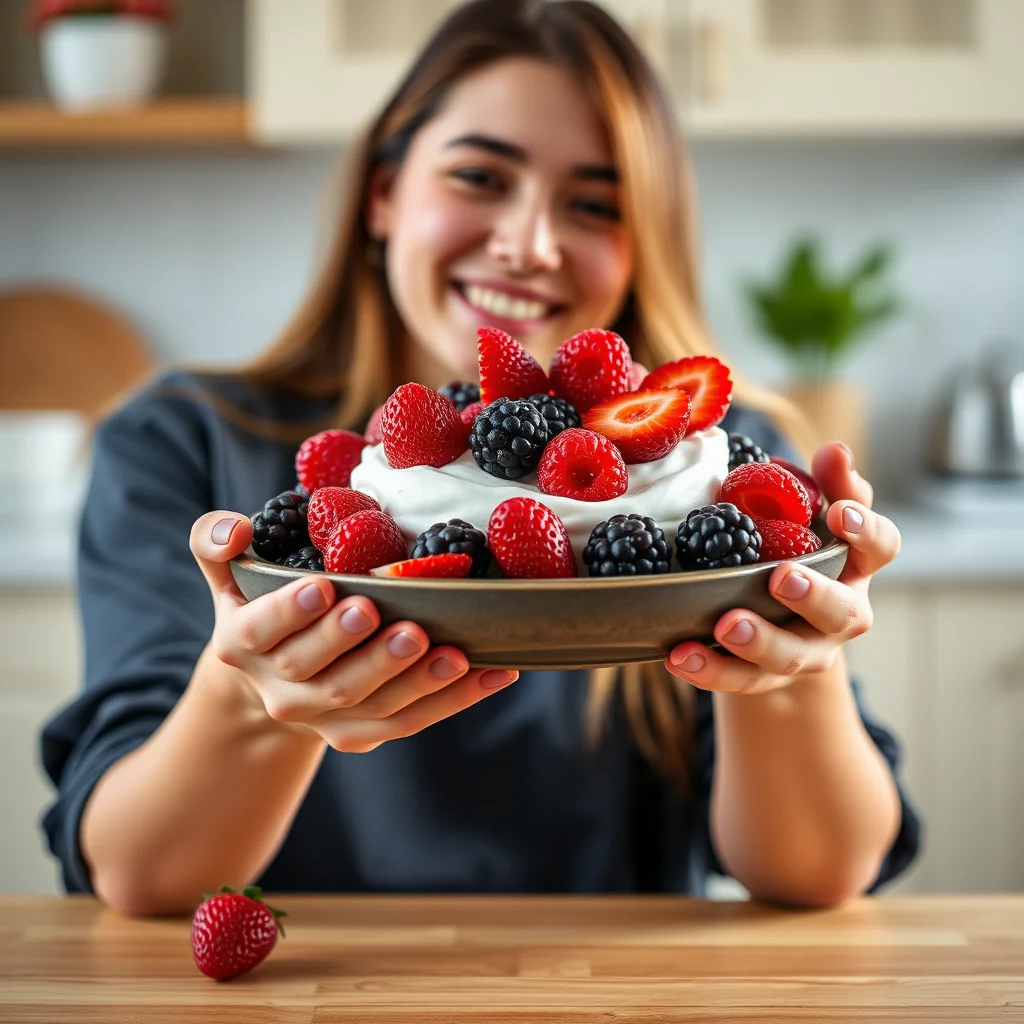 BERRIES AND WHIPPED COCONUT CREAM – paleo recipe