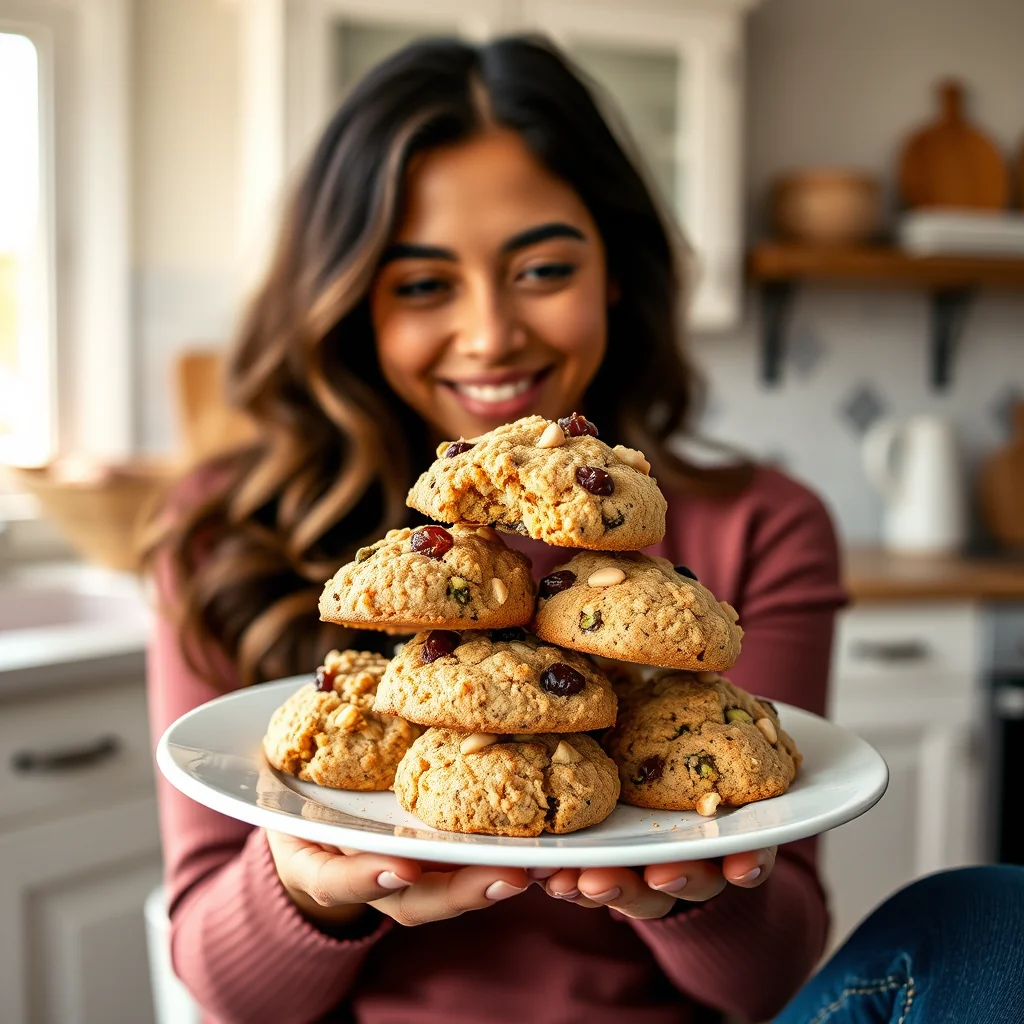 Pine Nut-Raisin Icebox Cookies – paleo recipe