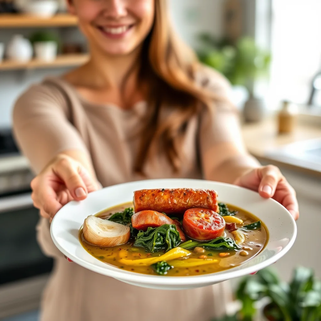 SAUSAGE AND KALE SOUP – sausage and kale soup