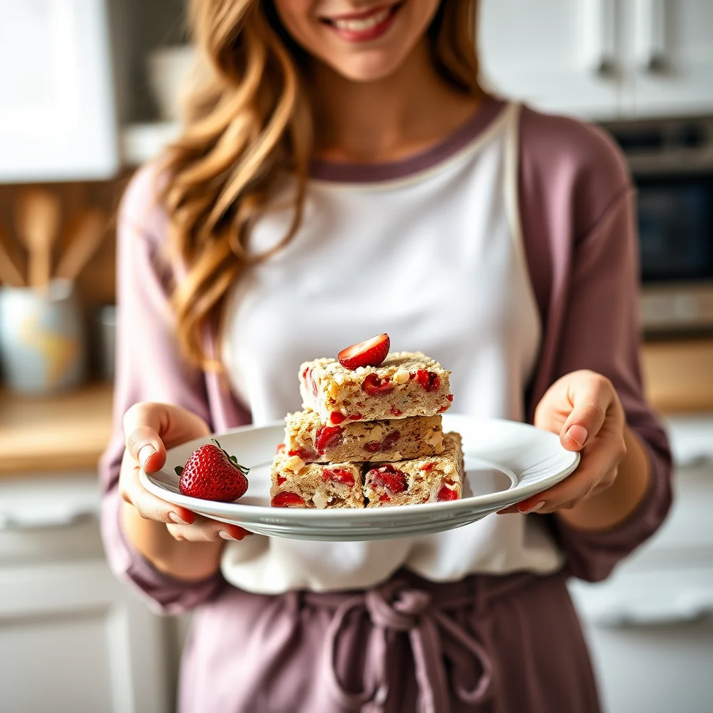 Strawberry Squares – paleo recipe