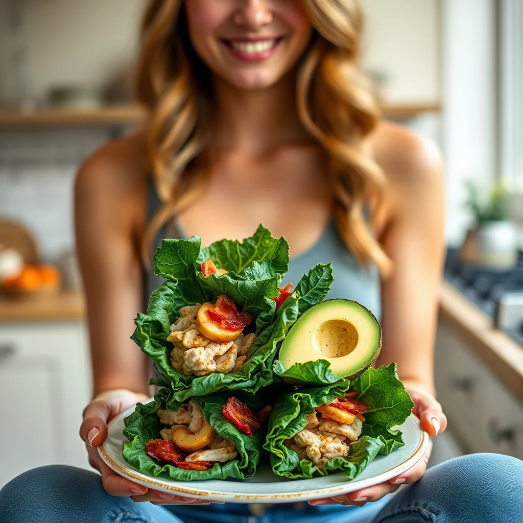 TURKEY-BACON-AVOCADO KALE WRAPS – turkey-bacon-avocado kale wraps