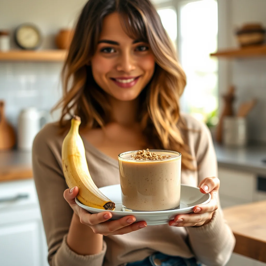 ELVIS’S NUT BUTTER AND NANA SMOOTHIE – paleo recipe