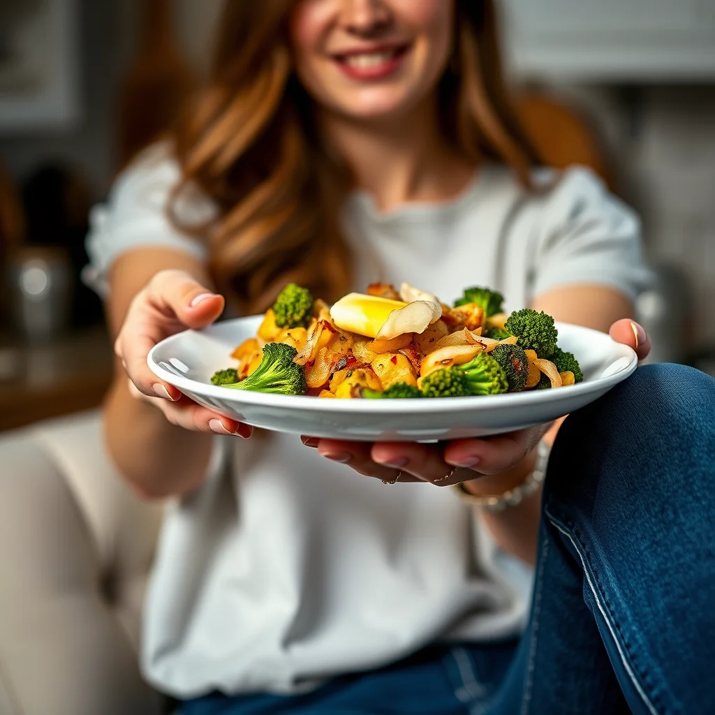 BROCCOLI–SWEET POTATO HASH – broccolisweet potato hash
